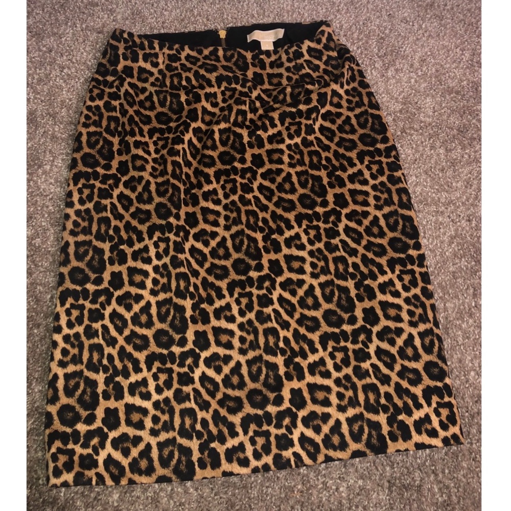 Michael Michael Kors Jaguar Print Ponte Sk…